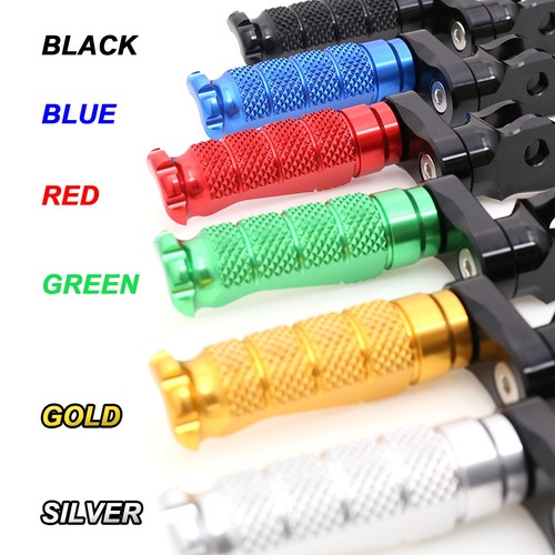 For Kawasaki ER-6F 06-08 07 MCCP 40mm Lowering SILVER Rider Foot Pegs - Picture 8 of 8