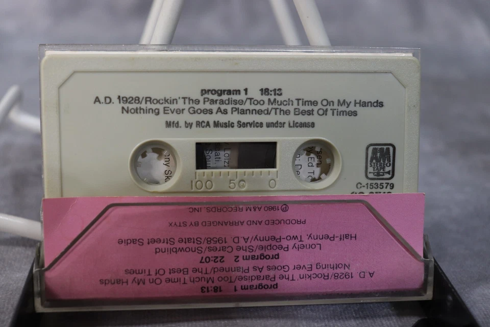 Paradise Theater by STYX (Cassette Tape, 1980) A&M Records CS-3719 - Image 4 of 4