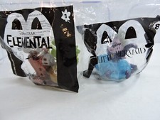 Mcdonalds sealed Disney the little mermaid usula and elemental happy meal toys