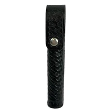 Stallion Leather Flashlight Laser Holder SFL-2 6R Covered Black Basket Weave