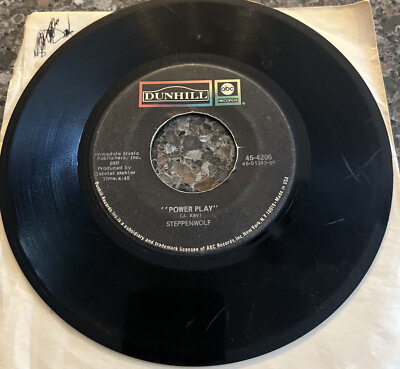 45 Record - Steppenwolf - Move Over / Power Play 1969