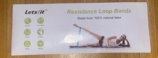 Letsfit Resistance Loop Excercise Bands Home Fitness Pink Standard JSD02-5P-RD