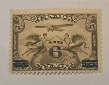 Canada Scott C3 Allegory Of Flight Surcharged Airmail 1932 F MNH