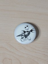 Pinback Jack Skellington Vintage Pesadilla Antes de Navidad Original Años 90