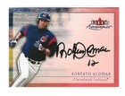 2001 Fleer Premium - Autographics #NNO Roberto Alomar Auto Indians