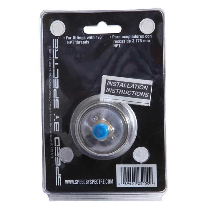 Spectre 2515 Fuel Pressure Gauge, 0-15 PSI, 1/8 Inch - 27 NPT, Each Foto 2 de 4