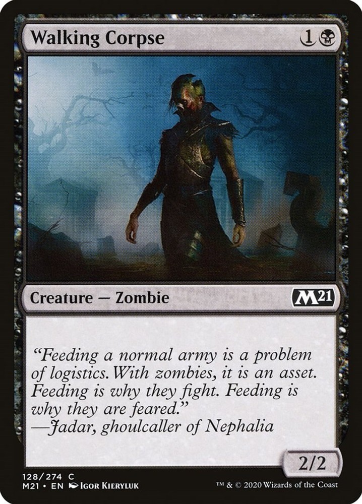 Walking Corpse - 128 - NM - Core Set 2021