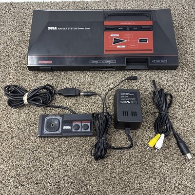Sega Master System SMS Power Base Console System w/ Hookups & Controller Bundle