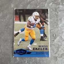 2020 Panini Plates & Patches - Austin Ekeler #99 Blue /60