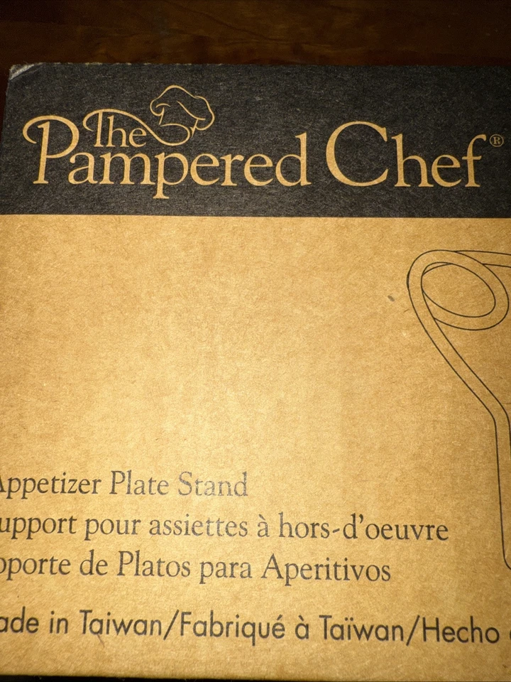 Pampered Chef #3082 Appetizer Plate Stand for 6" Round Plates New - Image 2 of 4