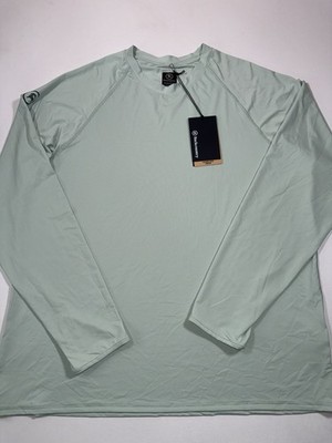 Backcountry Shirt Mens 2XL Green Long Sleeve Performance Tahoe Sun Crewneck NWT
