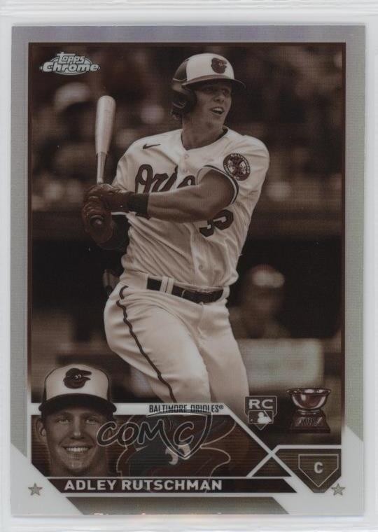 2023 Topps Chrome Sepia Refractor Adley Rutschman #1 Rookie RC