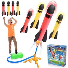 HappyKidsClub Razzo Spaziale Giocattolo, Giochi da Giardino per Bambini - Regalo