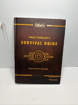 Fallout 4 Vault Dwellers Survival Guide BOOK ONLY Collector's edition hardcover