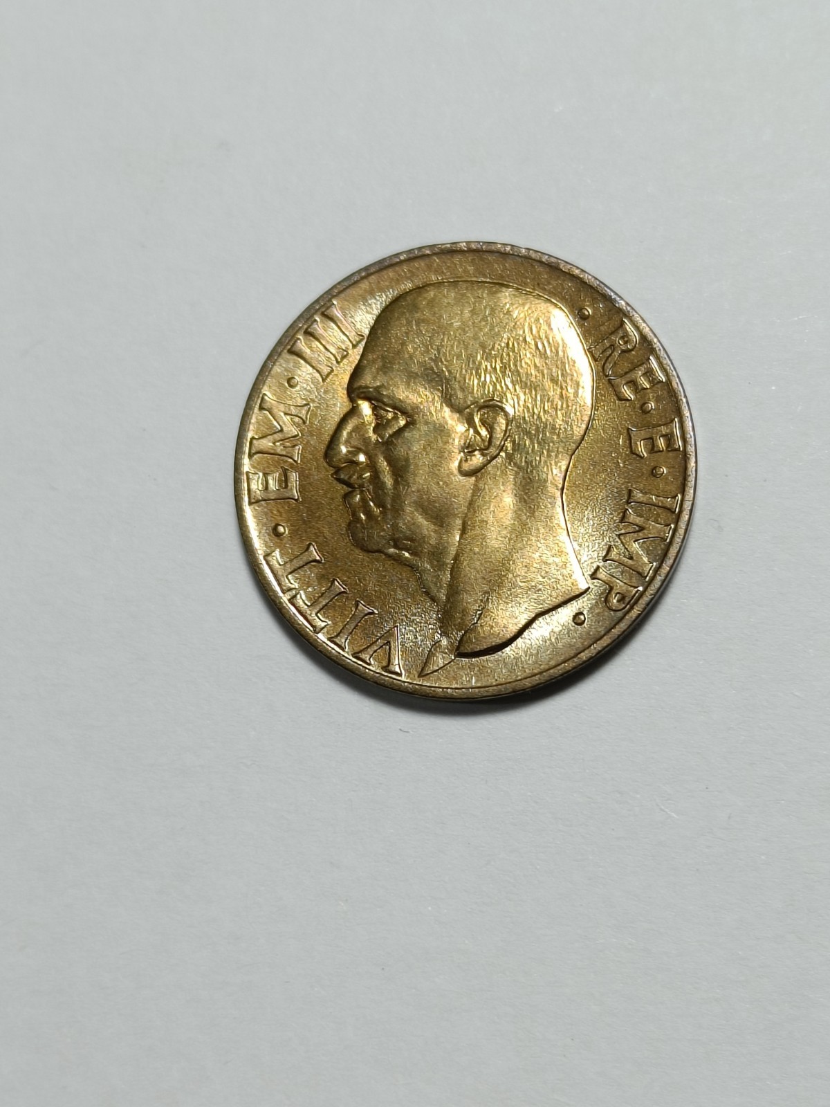  VITTORIO EMANUELE III - 10 CENTS 1939 - UNC F1095