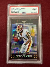 Sean Taylor 2007 Topps Chrome Xfractor PSA 10 Gem Mt