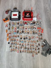 Pacchetto figurine wrestling bone crunchers & rumblers minifigure accessori anello