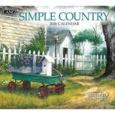 Lang Simple Country 2026 Wall Calendar by Michael Humphries, 13.4'' X 12''
