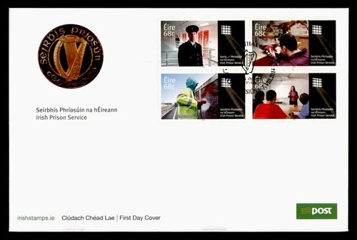 DR WHO 2014 IRELAND FDC IRISH PRISON SERVICE BLOCK M77320