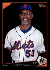 2009 Topps Wal-Mart Black Border #181 Jerry Manuel MG Card