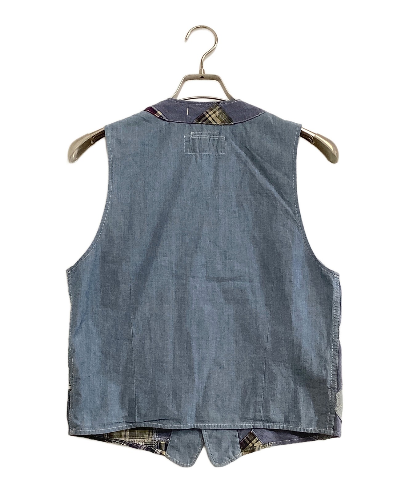Engineered Garments × BEAMS PLUS patchwork vest S… - image 2