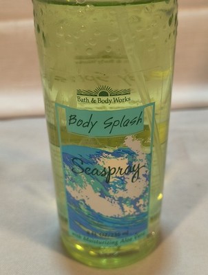 Bath & Body Works SEASPRAY Body Spray Splash 8 Fl. Oz. Retired Original Bottle