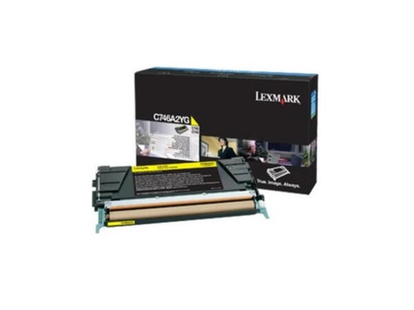 Lexmark Original Toner Gelb 7.000 Seiten (C746A3YG) FüR C746Dn/Dtn/N,-image