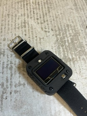 DSTIKE & SPACEHUHN Digital Quartz Wristwatch Black Fabric Strap Version 2 Tested