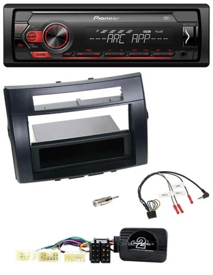 Pioneer DAB 1DIN MP3 Lenkrad USB Autoradio für Toyota Corolla Verso 04-07 schwar - Bild 1 von 4