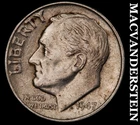 1947-D Silver Roosevelt Dime - Scarce  Better Date  No Reserve  #K1539