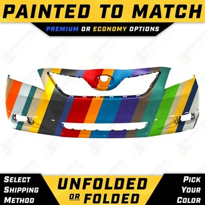 NEW Painted To Match Front Bumper Cover Direct Fit for 2007-2009 Toyota Camry SE