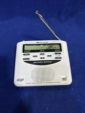 Midland WR-120EZ All Hazard Digital Weather Radio Public Alert NOAA White
