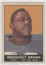 1961 Topps Rosey Brown Roosevelt Brown #88 HOF 0hp4