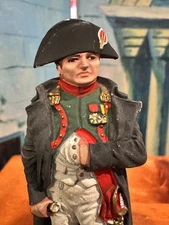 4.5" Stadden Napoleon Bonaparte figure Waterloo 1815 metal painted figurine VTG