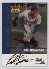 1999 Fleer Sports Illustrated Greats of the Game Curt Simmons Auto 4f5