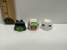 Angry Birds Star Wars Mini Figures Lot of 3 Pig Bird Stormtrooper