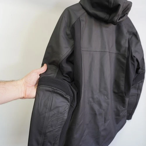 VIKTOS Waterproof Leather Tactical Jacket Men's S Black Full Zip Gorpcore New image 8
