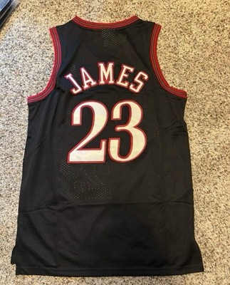 NWT M & Ness Hardwood Classics LeBron James Sixers 76ers Jersey Large