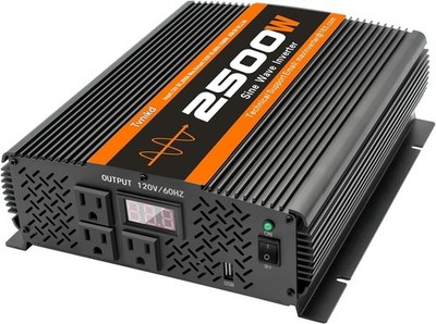 2500W Pure Sine Wave power inverter 12V to 110V /120V RV Car Inverter