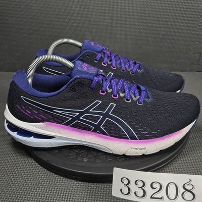 Asics Running Shoes Womens Size 10.5 Navy Purple Gel Pulse FlyteFoam 1012B393