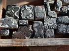 Antique & Vintage Wooden Letterpress Motif Type Printing Blocks 1850's to 1960's