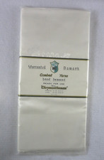 Damask Rectangular White Tablecloth Chrysanthemum Cotton Rayon Japan 62 x 122