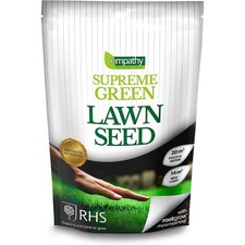 Empathy Supreme Green Lawnseed With Rootgrow 500g Fast Grass Seed Repair Box