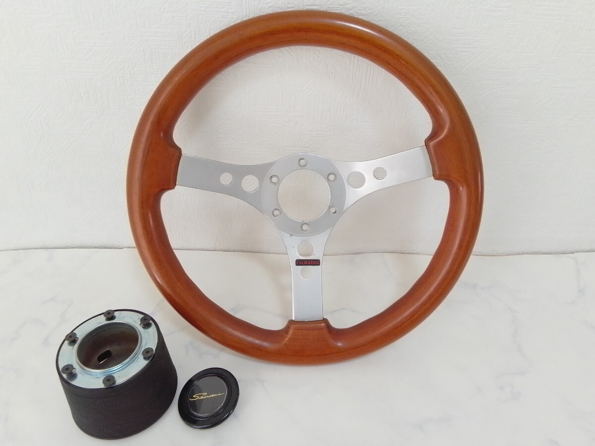 Formuling Wood Steering Wheel Outer Diameter 35Cm Made In France
