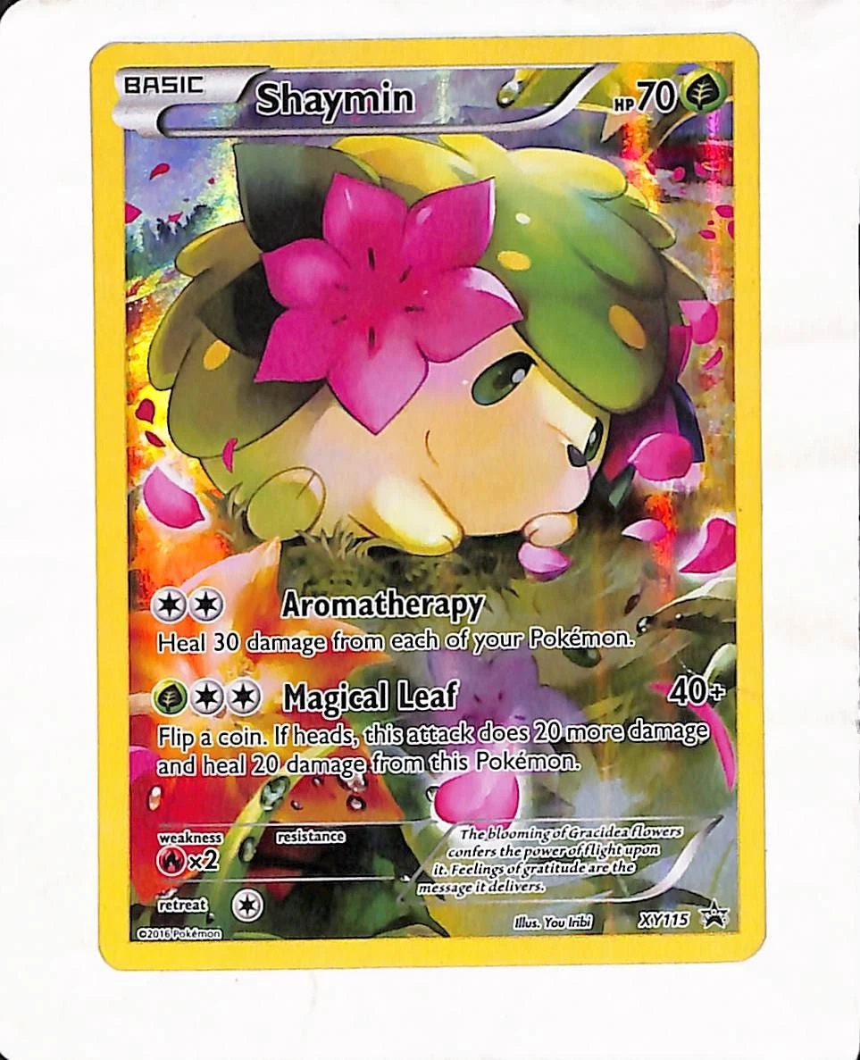 Shaymin Pokémon TCG XY Individual Collectible Card Game Cards for