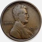 1917-S Lincoln Wheat Penny Cent 1c Very Fine F++* Original Surfaces * 1917S