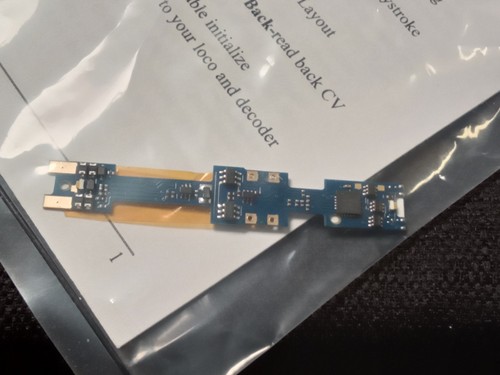 Digitrax DN163K4A N-Scale Mobile Decoder DCC Board Replacement for Kato Locos - Picture 4 of 5