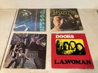 Lot of 4 The Doors Vinyl LP Records Alive She Cried L.A. Woman Strange Days