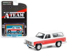 GREENLIGHT HOLLYWOOD 1983 GMC JIMMY SIERRA "THE A TEAM" 1/64 DIECAST 44865 E