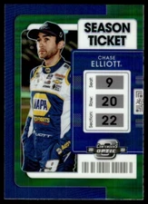 2022 Panini Chronicles Contenders Optic Green Chase Elliott #9